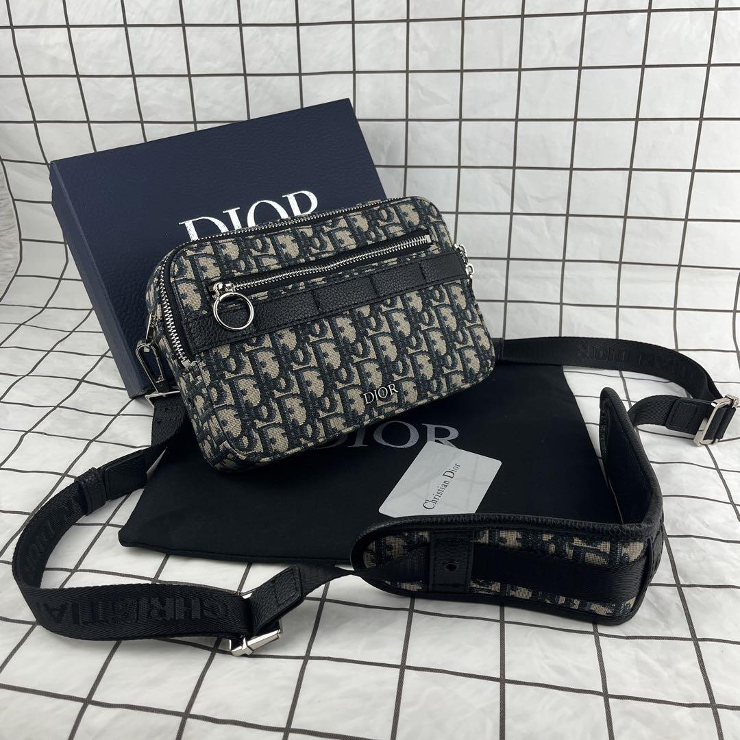 DIOR SAFARIバッグ ミニ ディオール オブリーク ジャカード - バッグ
