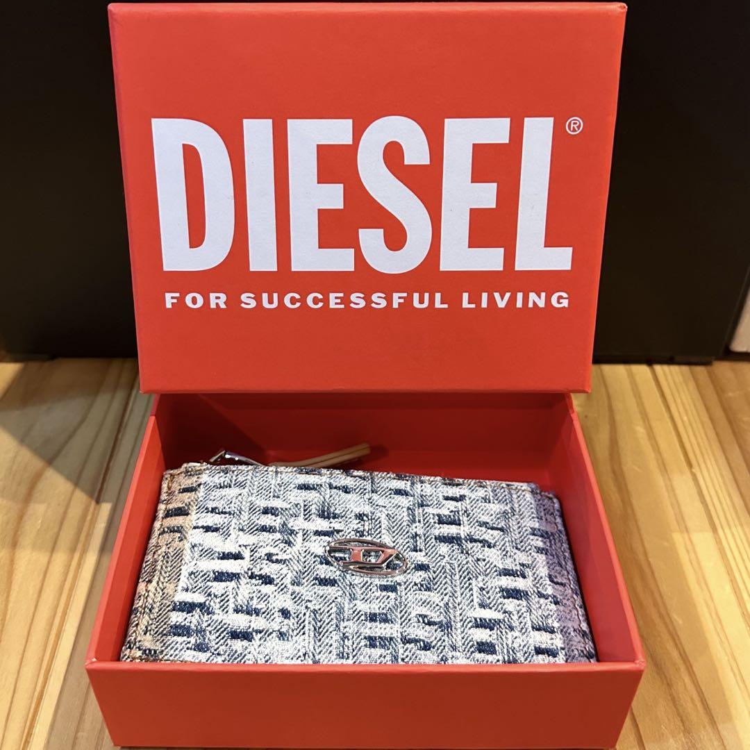 DIESEL ディーゼル カードケース コインケース デニム - メルカリ
