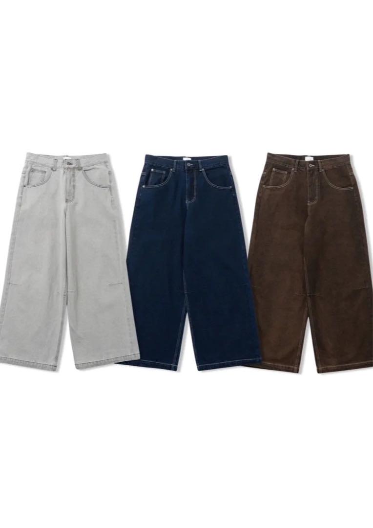 ブラウン　BLESS U BU wash buggy denim Lサイズ