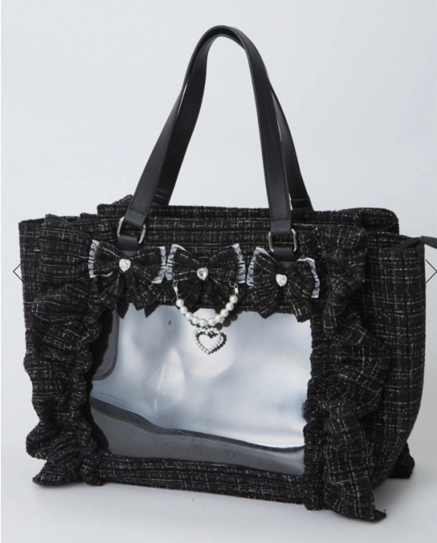 Ank rouge確定ファンサのおまじないトートbag 黒 ブラック 特大 痛バ