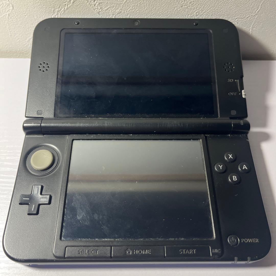ジャンク品 NINTENDO 3DS LL 青色 本体全体的に状態が悪い UP786_INFO