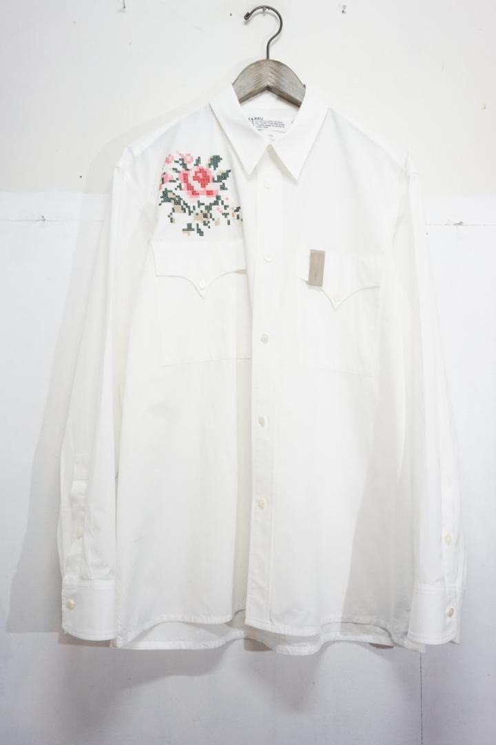 専用21AW DAIRIKU 刺繍 長袖シャツ マネークリップ 526M▲ シャツ 専用21AW DAIRIKU 刺繍 長袖シャツ マネークリップ 526M▲ シャツ