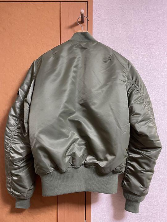 ALPHA INDUSTRIES MA1 USAモデル セージ