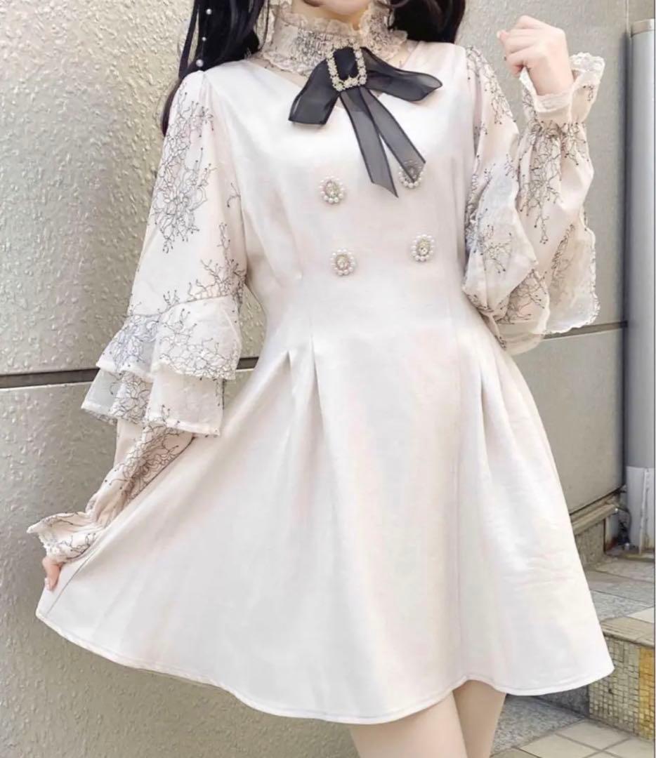 最大51%オフ! 配色レーシースタンドカラーワンピース agapeeurope.org