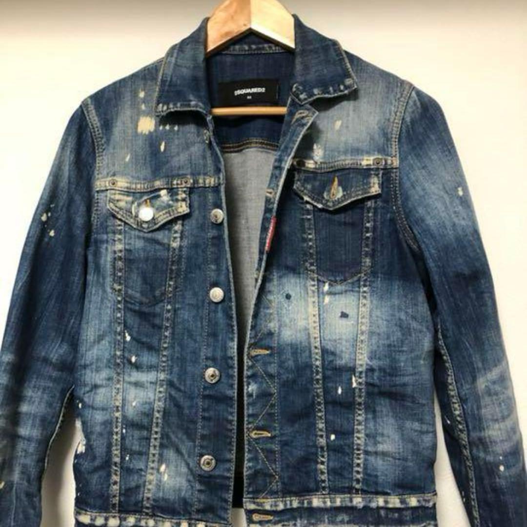 デニムジャケット インディゴブルーXS(SS)・DSQUARED２