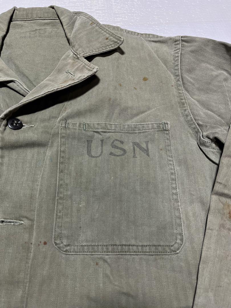 【vintage】US.NAVY アメリカ海軍 N-3 ヘリンボーン USN