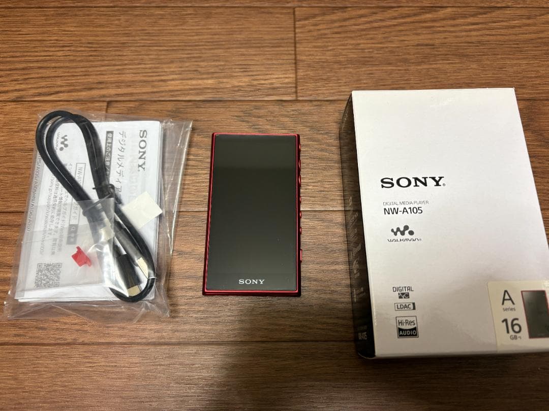 SONY WALKMAN NW-A105 レッド 16GB