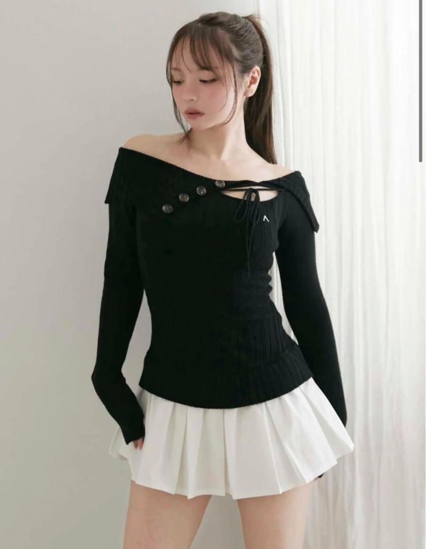 ANDMARY Isabel knit mini dress 10,890円