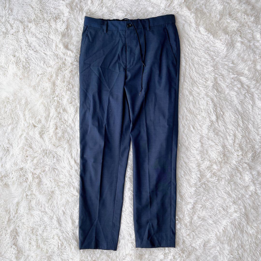美品✨グリーンレーベルリラクシング スーツ ウォッシャブル ストレッチ ネイビー