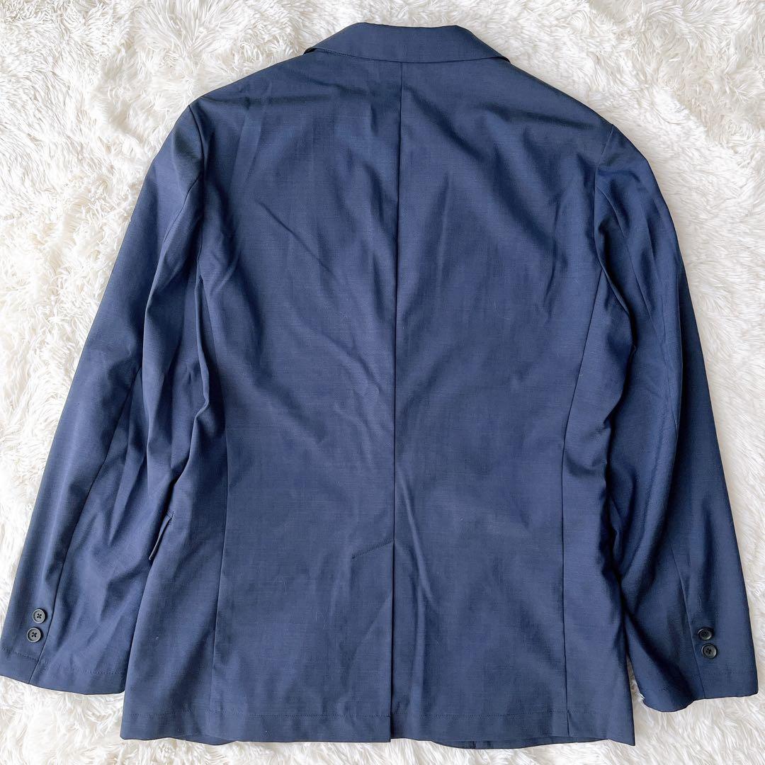 美品✨グリーンレーベルリラクシング スーツ ウォッシャブル ストレッチ ネイビー