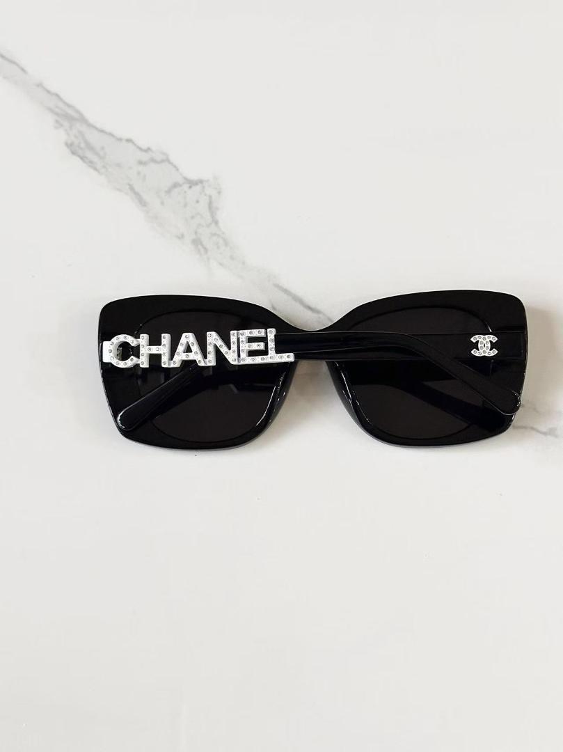 美品 CHANEL サングラス ブラック