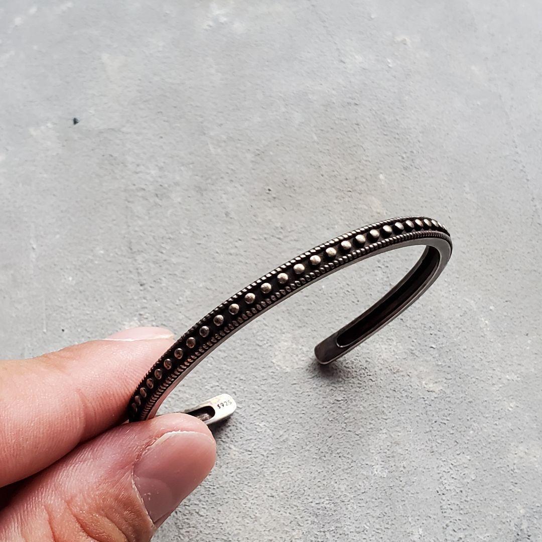 VINTAGE ヴィンテージ エスニック バングル シルバー ブレスレット