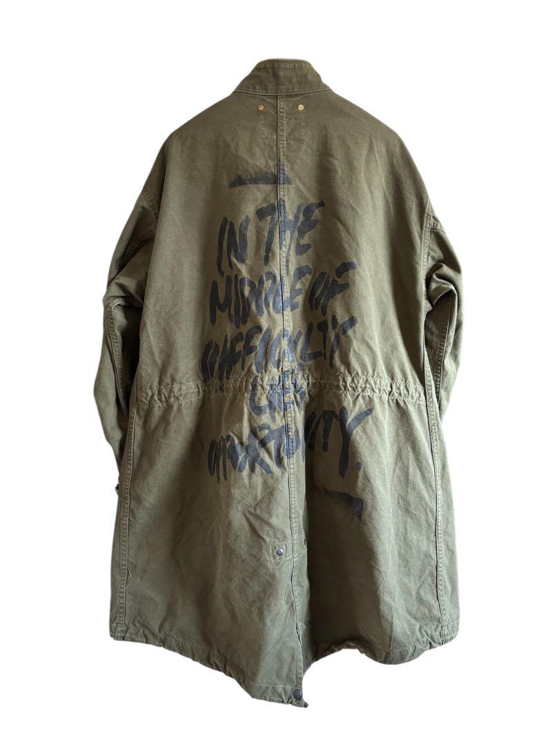 ジャケット・アウター ANACHRONORM STENCIL FISH TAIL COAT 01