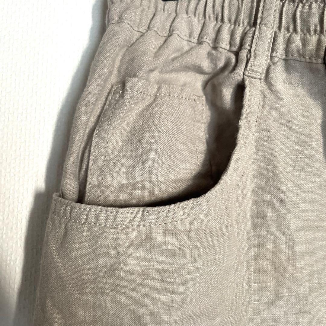 ZARA リネン100％パンツ - メルカリ