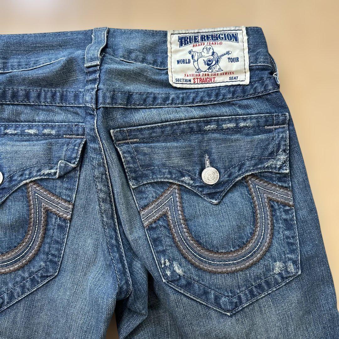 TRUE RELIGION メンズ ストレートジーンズ 29インチ 米国製