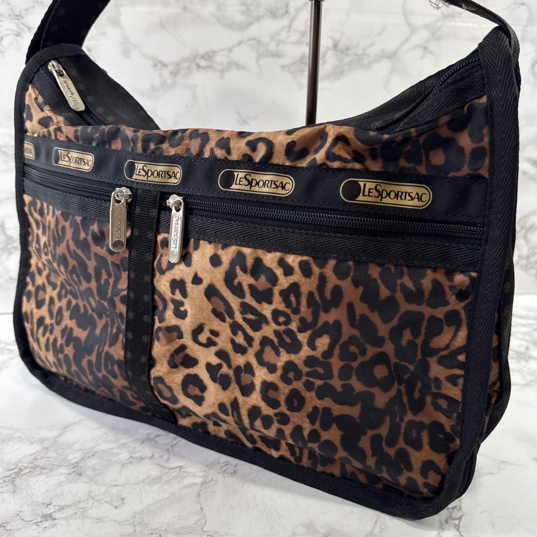 公式サイト ほぼ未使用品 ヒョウ豹柄 レスポートサック LESPORTSAC バッグ