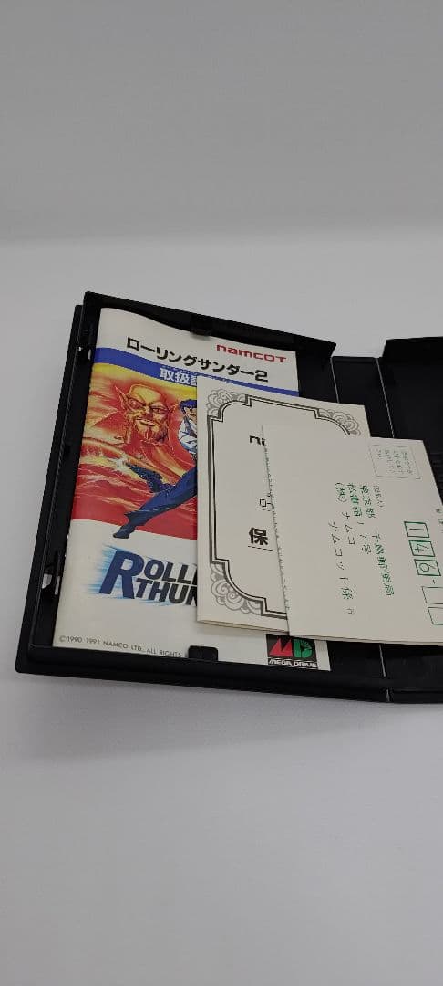 メガドライブソフト ローリングサンダー2目立った傷や汚れなし