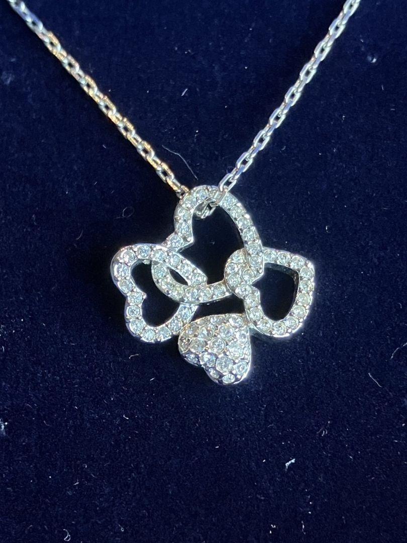 お値下げ可能！‧✧̣̇‧スワロフスキー‧✧̣̇‧ハートネックレス ☆swarovski スワロフスキー ネックレス ハート - メルカリ