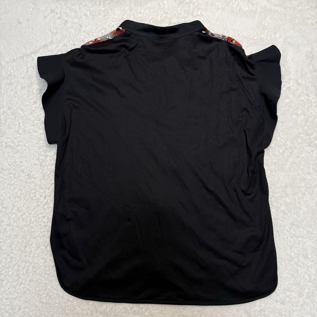 mame kuroguchi マメクログチ レースフレンチスリーブ ブラウス mame kuroguchi マメクログチ レースフレンチスリーブ ブラウス