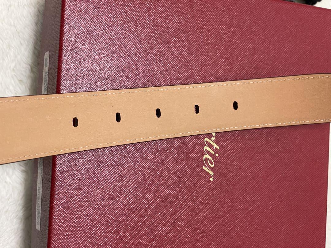 【未使用】Cartier カルティエ　サントス　ベルト　メンズ　ブラウン