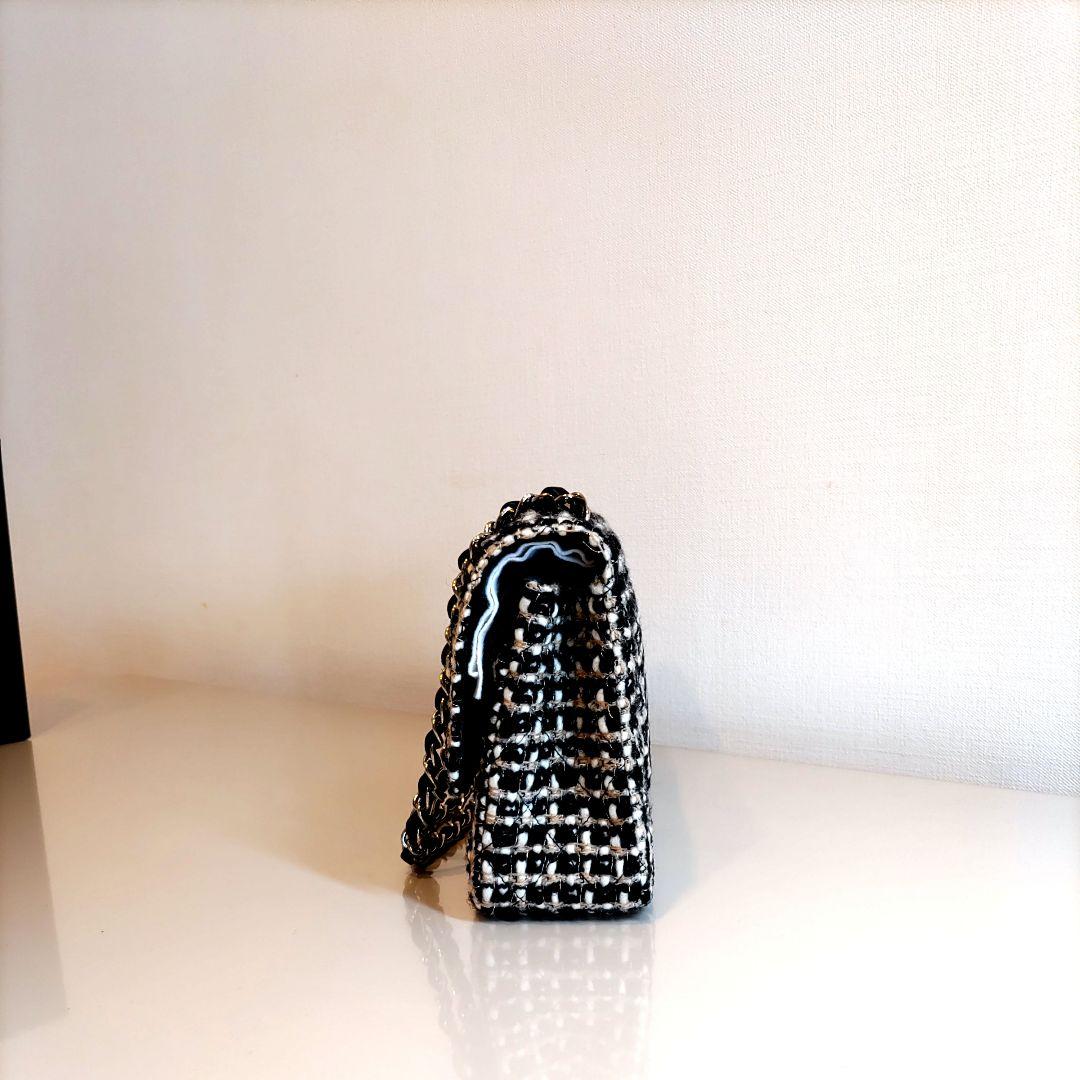 未使用美品シャネルツイードチェーンバッグ