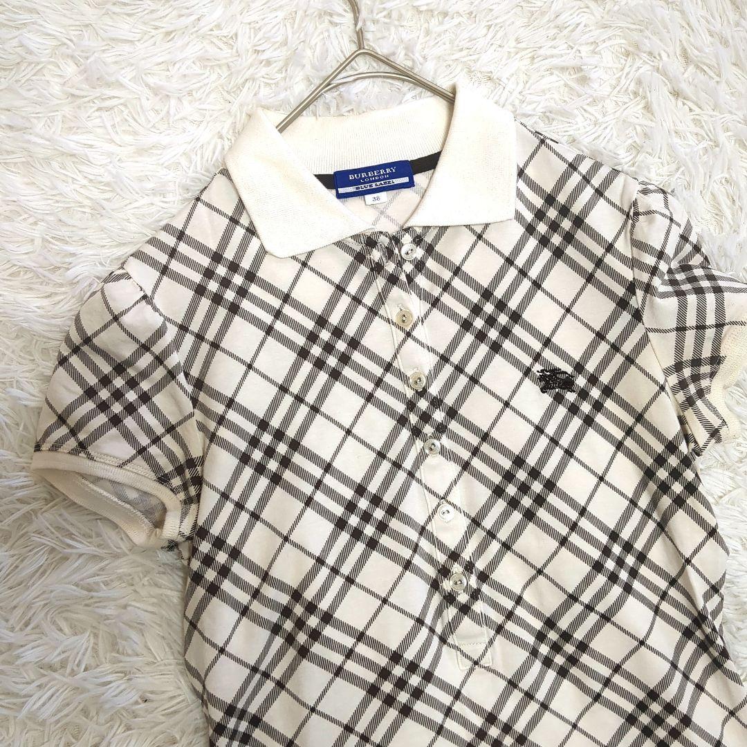 【美品】バーバリーブルーレーベル☆ノバチェック　チュニック　人気デザイン　春夏