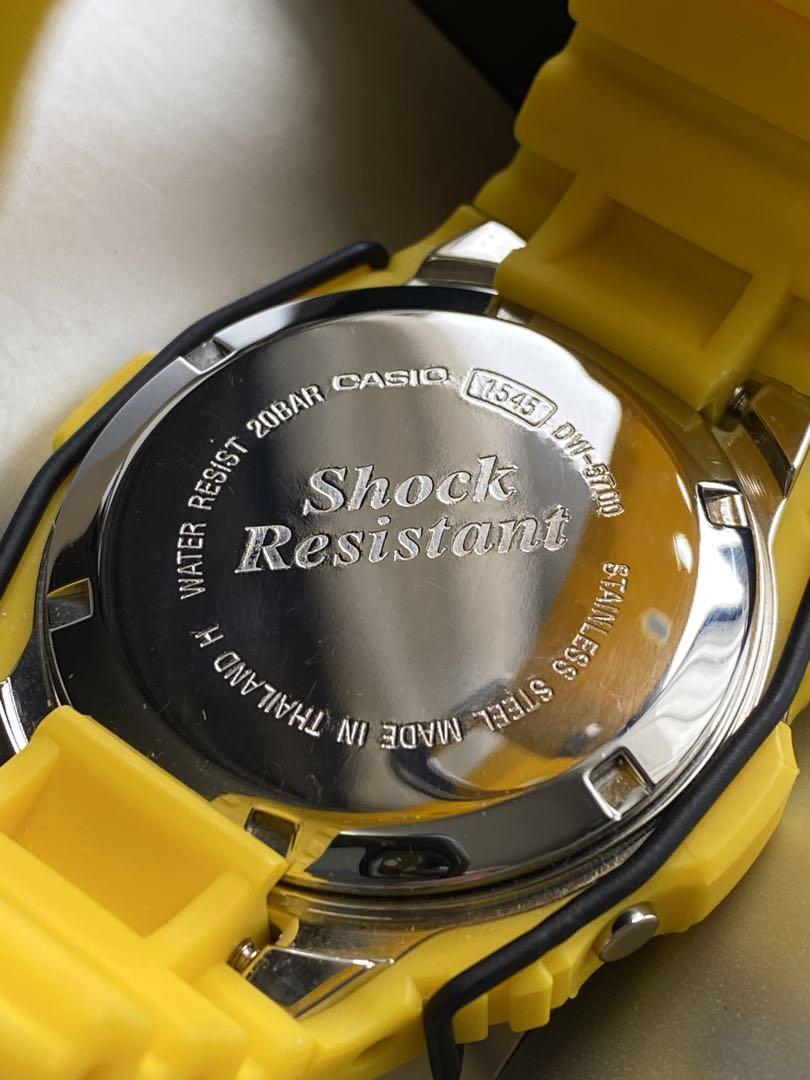 G-SHOCK/イエロー/スティング/DW-5700/箱付/ビンテージ/未使用