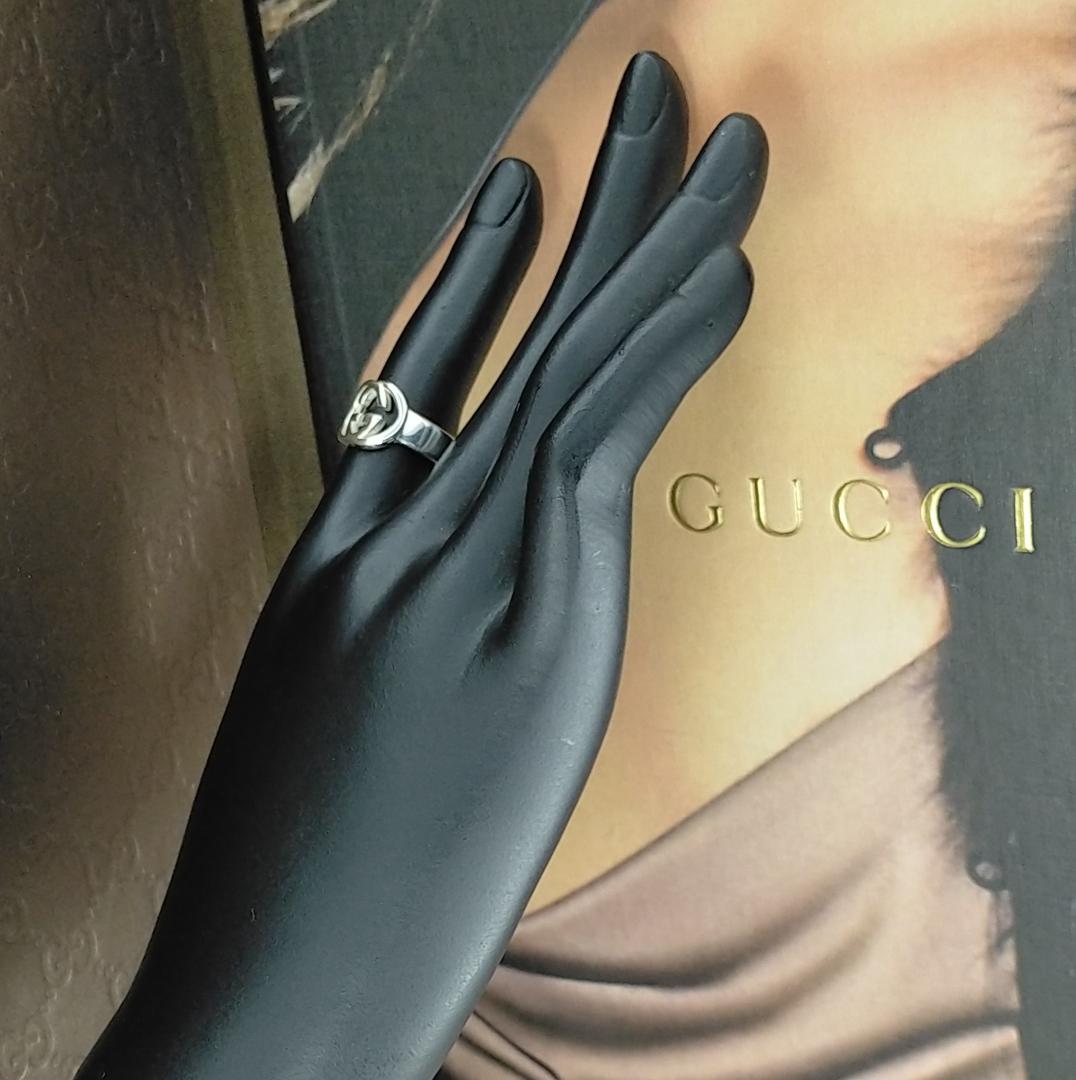 ☆SALE☆【GUCCI】インターロッキング G リング 8号 1915