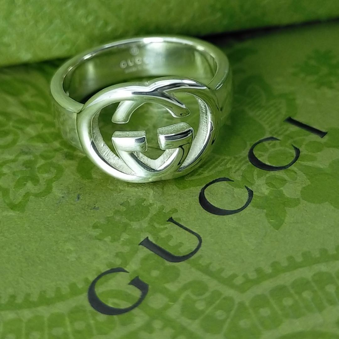 ★SALE★【GUCCI】インターロッキング　G　リング　８号　1915