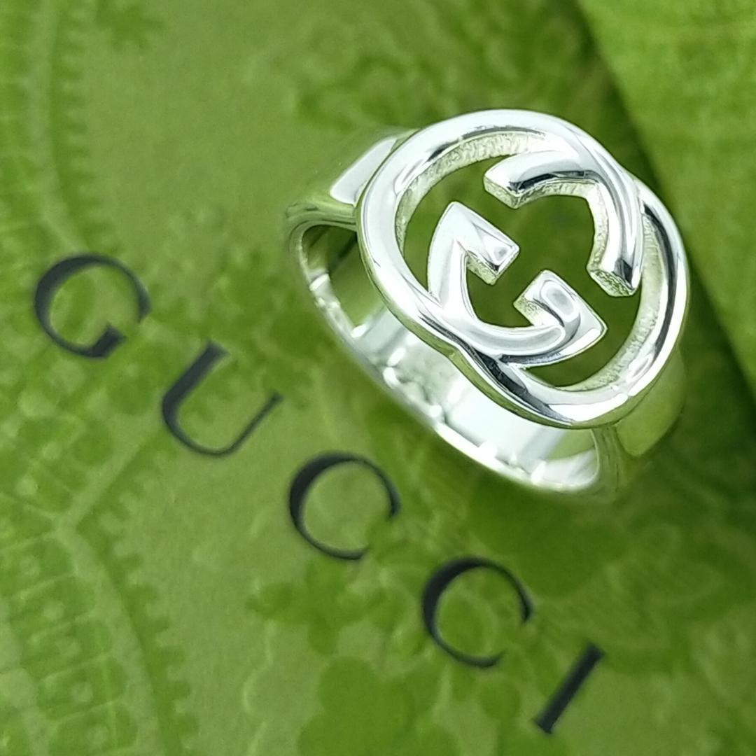 ★SALE★【GUCCI】インターロッキング　G　リング　８号　1915
