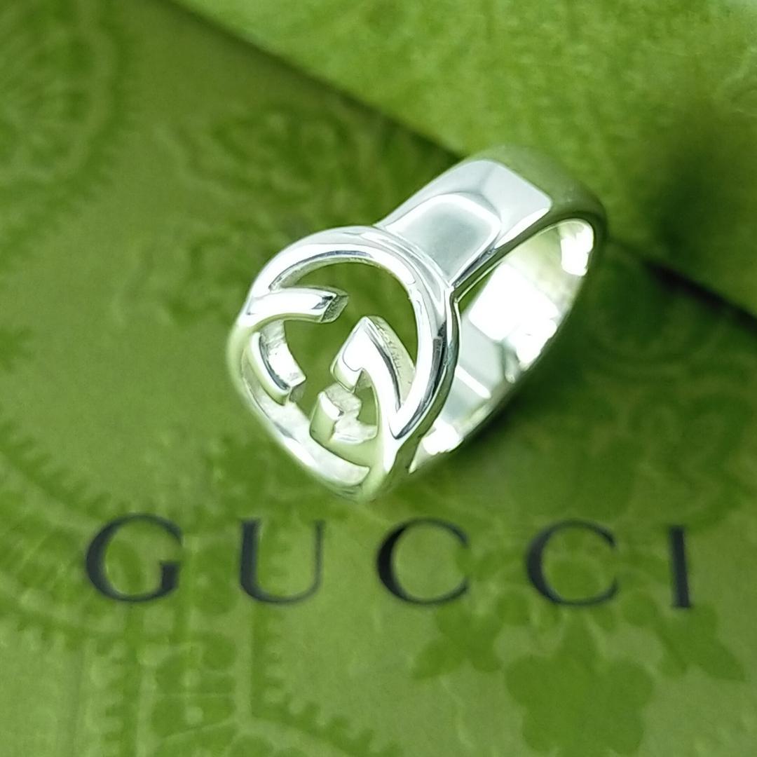★SALE★【GUCCI】インターロッキング　G　リング　８号　1915