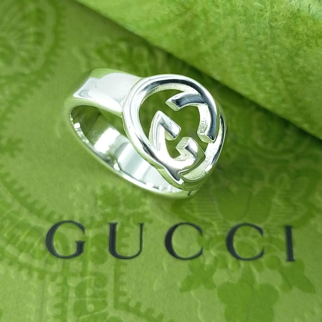 ★SALE★【GUCCI】インターロッキング　G　リング　８号　1915