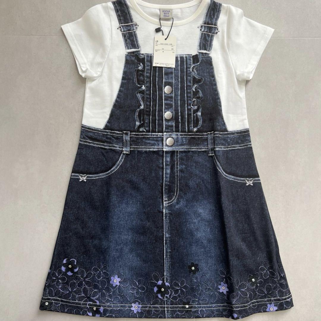 新品　アナスイミニ　転写カットワンピース【日本製】