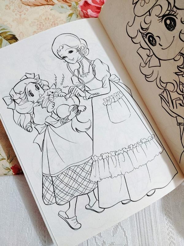 セイカのぬりえ チャームペア リリー＆マリー MARIKO OKURURA