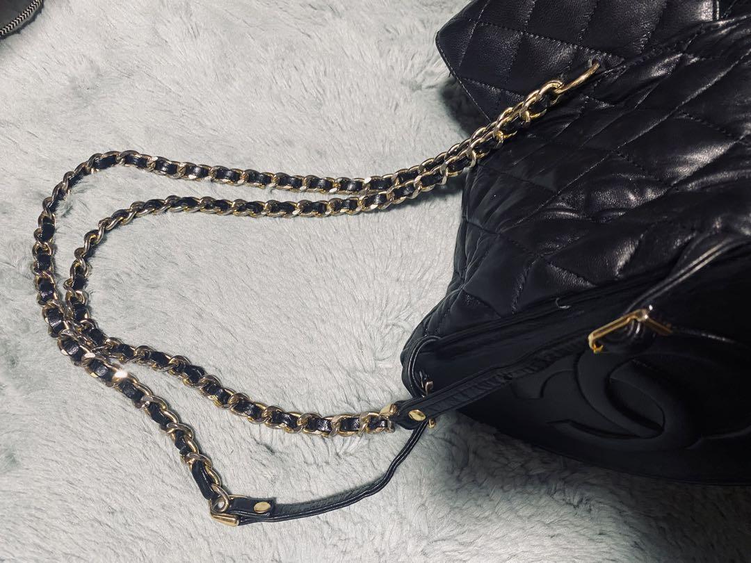 福袋セール CHANEL ゴールドチェーンベルト マトラッセラムスキンリュック バッグ