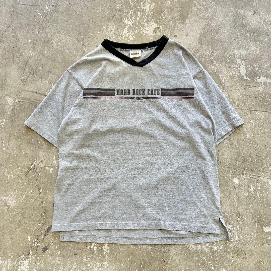 90s Hard Rock Cafe ハードロックカフェ VネックTシャツ 古着