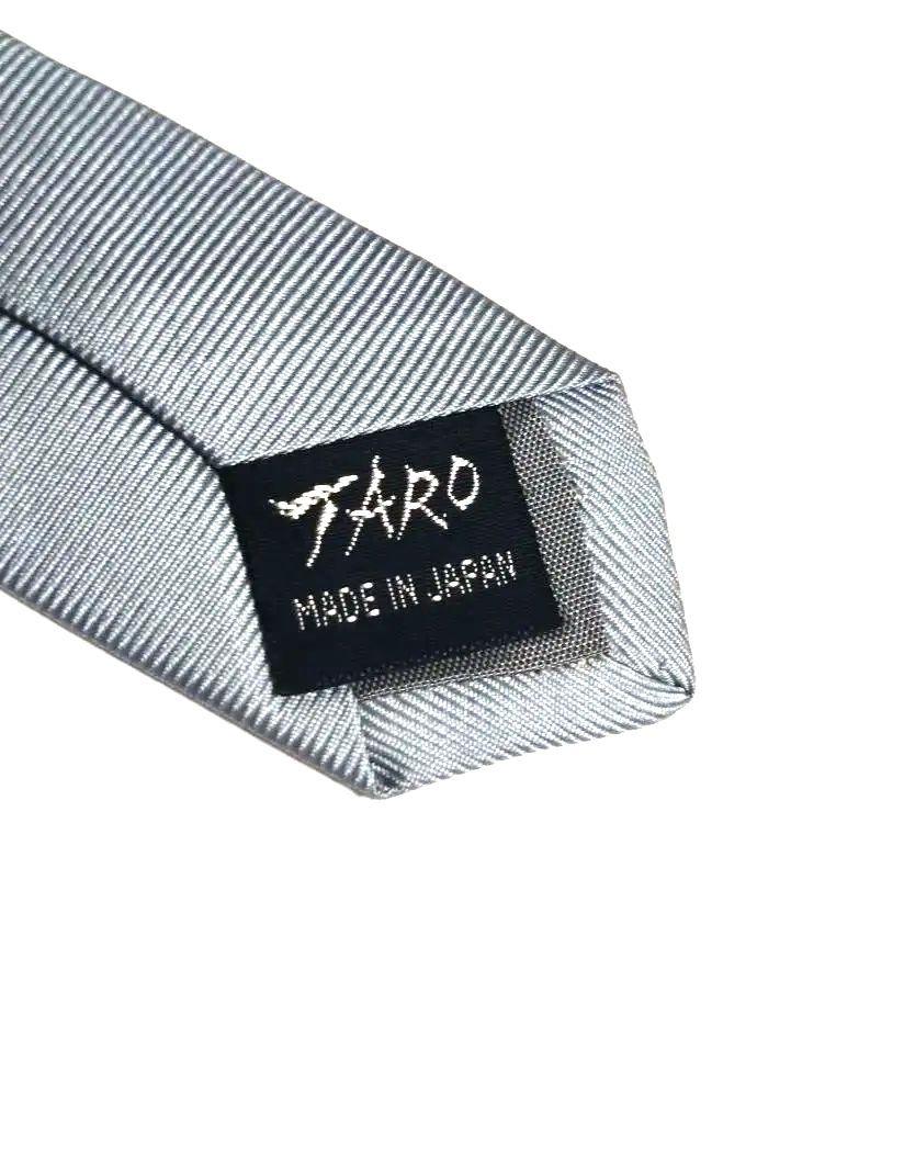 岡本太郎　ネクタイ　楽　日本製　taro okamoto　グレー　 絹100％