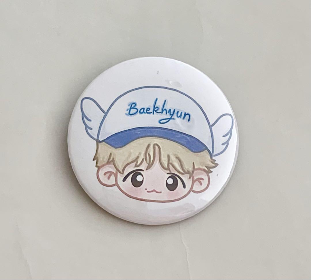 EXO BAEKHYUN 缶バッジ EXO BAEKHYUN ベッキョン クルジャム 缶バッジ 選ぶるバッジ