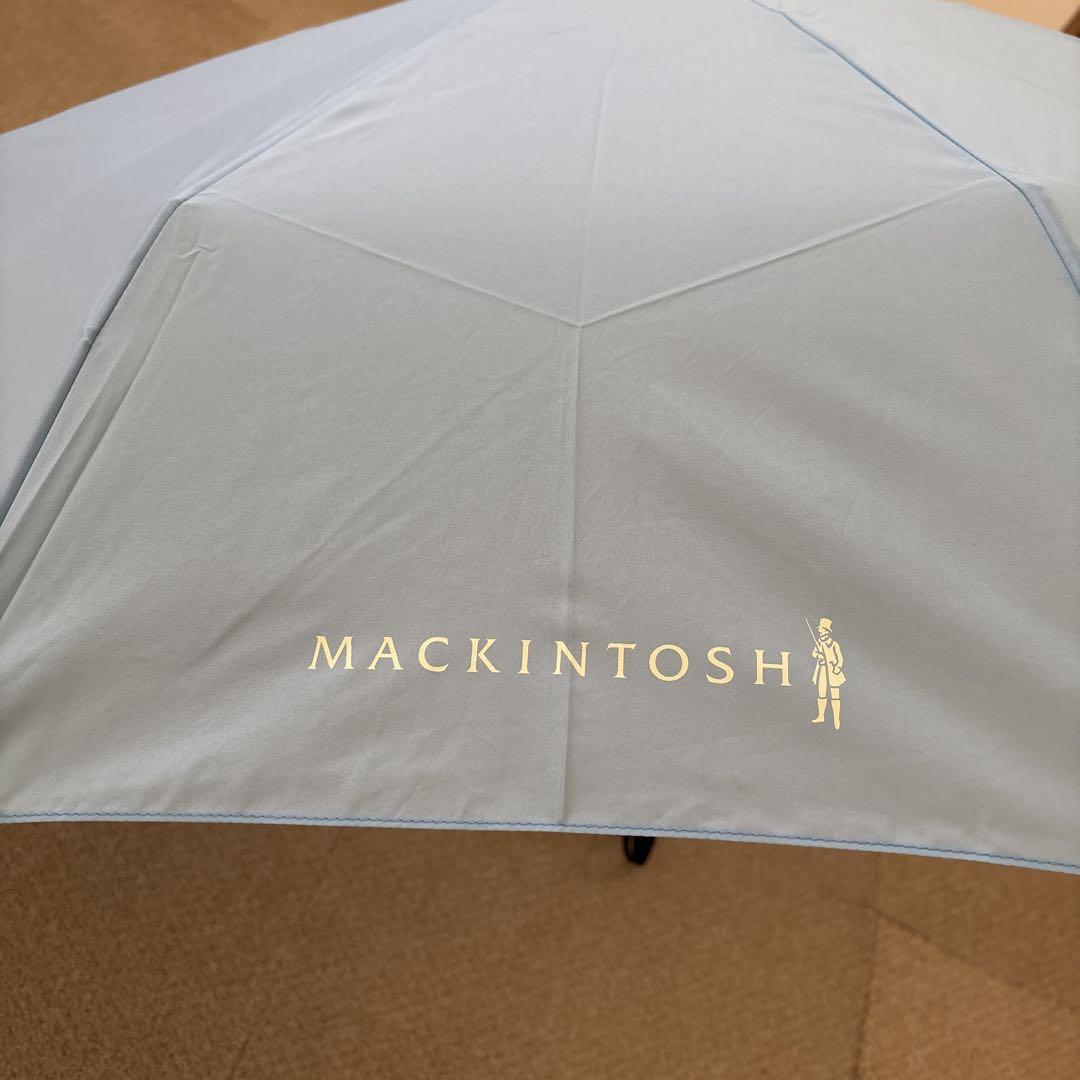 『未使用品❗️』MACKINTOSH 折りたたみ傘 ライトブルー