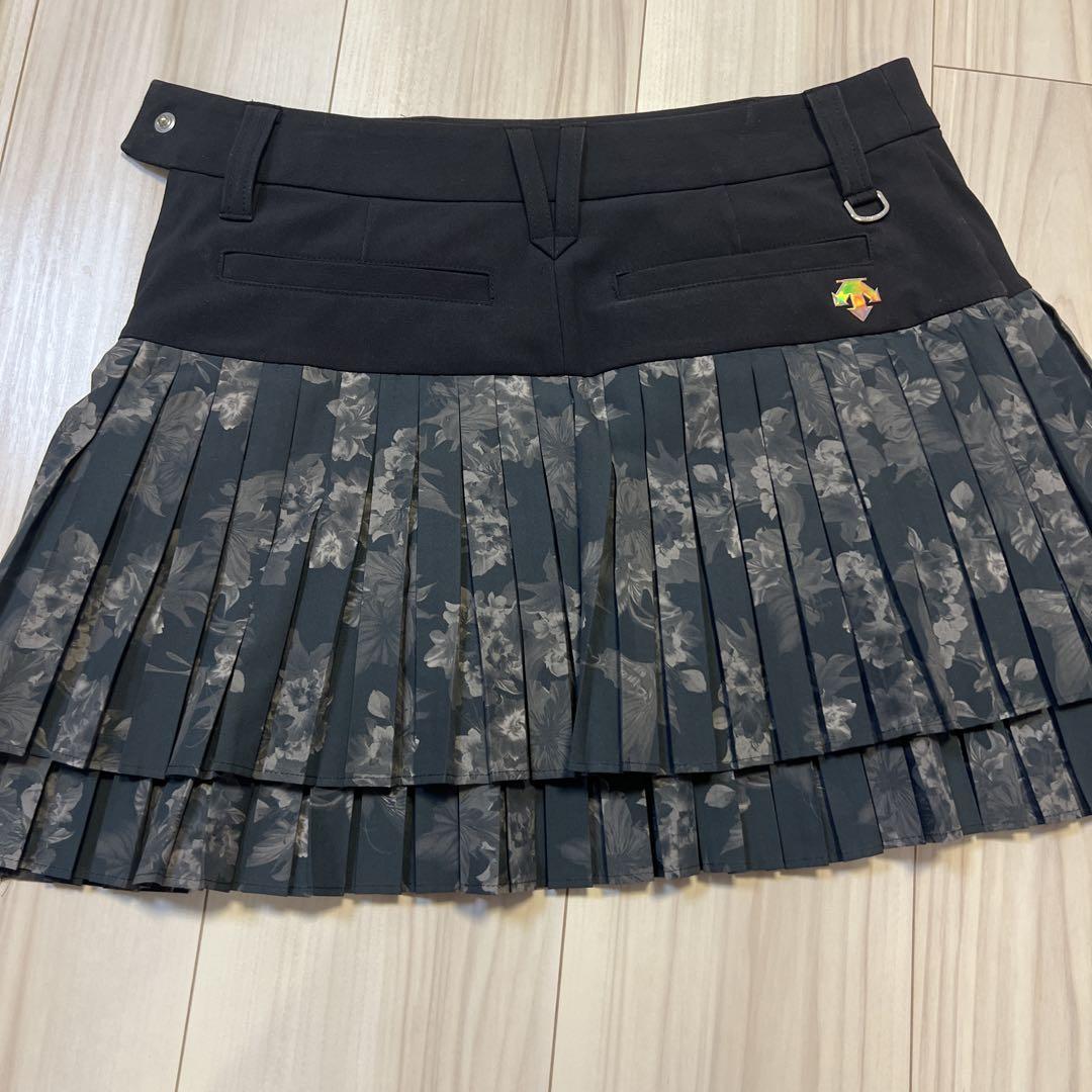 美品DESCENTE GOLF レディースプリーツスカート