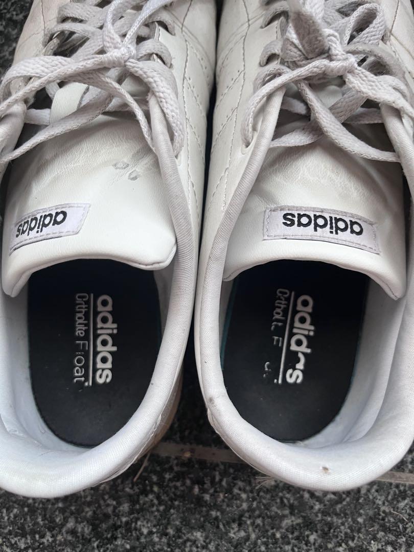 adidas ホワイト スニーカー - メルカリ