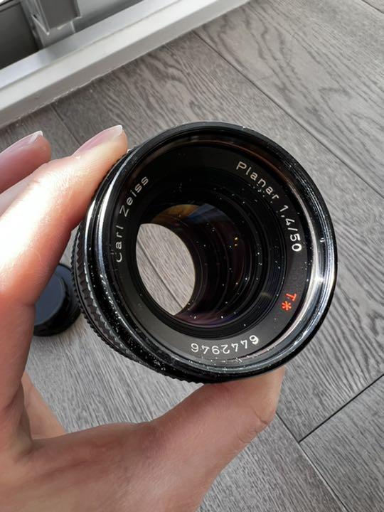 惜しい美品 標準の帝王!CONTAX Planar50mm f1.4 AEJ