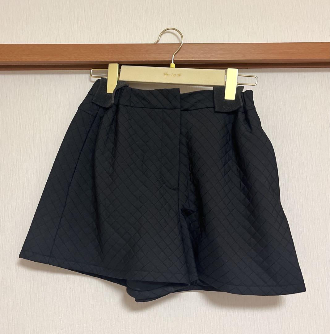 パンツ Quilted Flare Bell Shorts / Her lip to