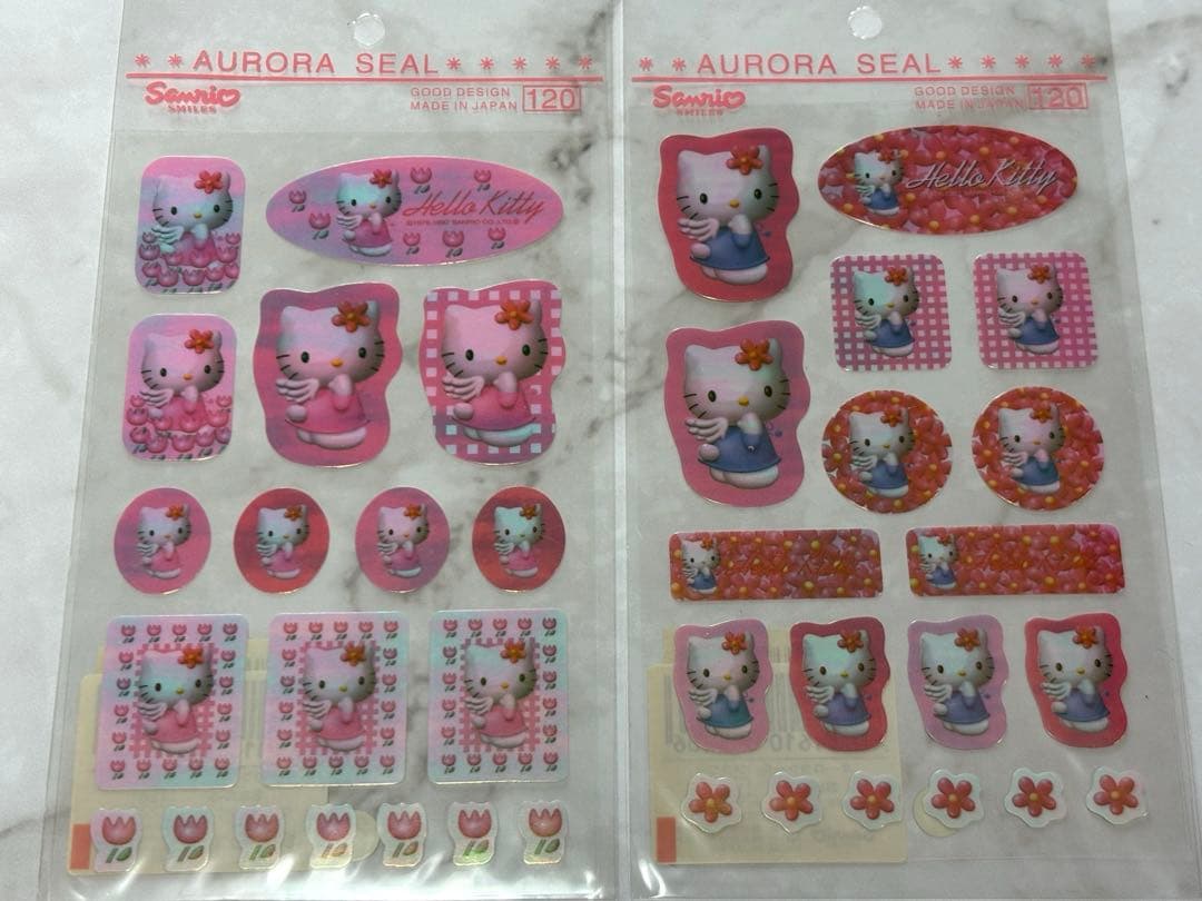 1997年 サンリオ ハローキティ シール 4種類