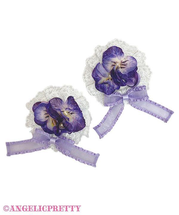 Lacy PansyクリップSet ラベンダー