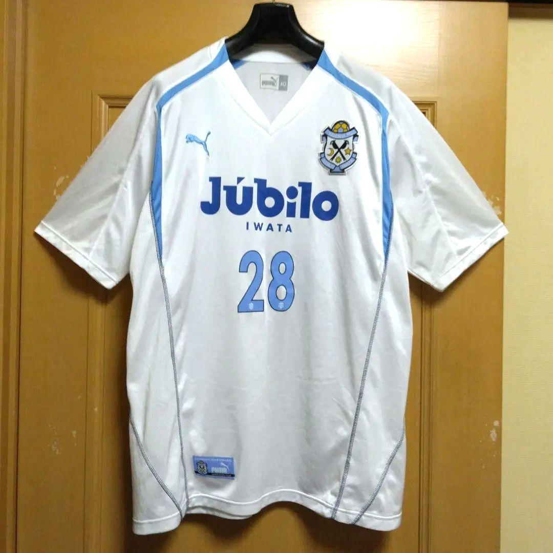 ジュビロ磐田 ビンテージ プーマ Jリーグ サイン ゲームシャツ ユニフォーム ビンテージ ジュビロ磐田 ヤマハ サッカー ゲームシャツ