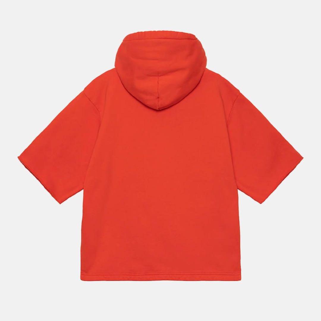 トップス Stussy SS Boxy Cropped Hoodie Orange