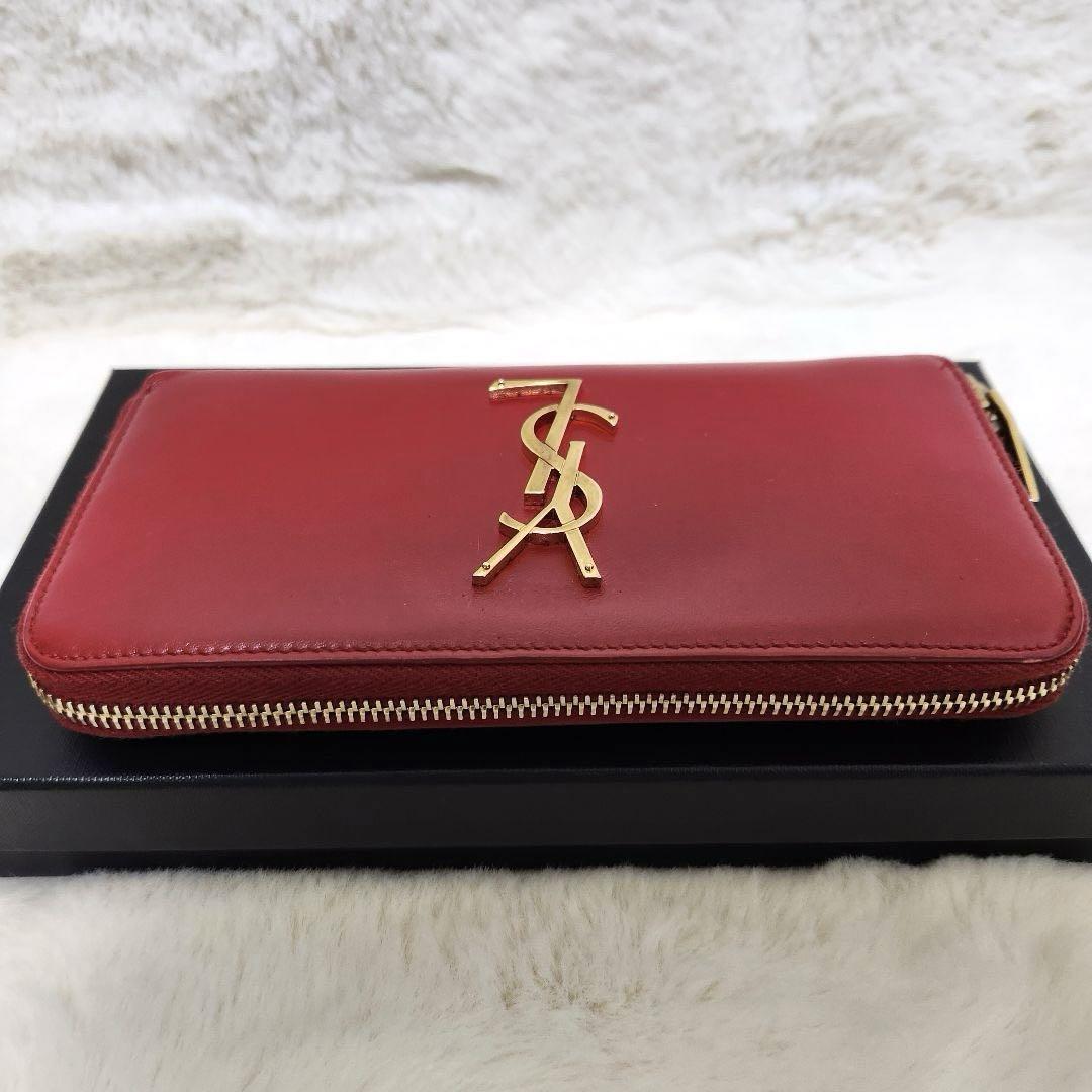 ✨極美品　付属品完備✨サンローラン　長財布　ラウンドファスナー カサンドラ