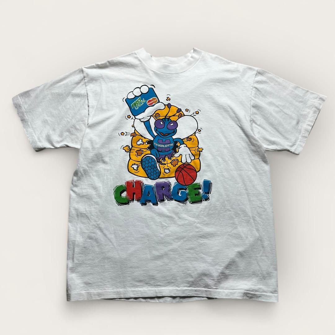 90s NBA ホーネッツ Tシャツ ヴィンテージ スポンサーロゴ