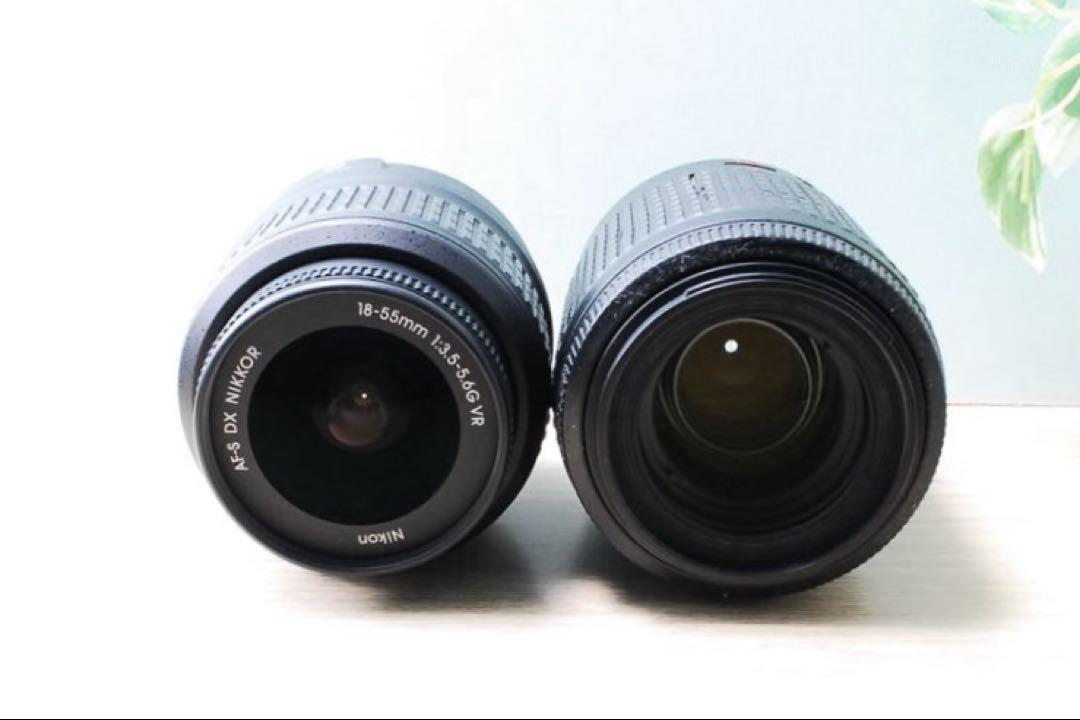 お買い得⭐️動作品⭐️Nikon D5000⭐️ニコン⭐️ダブルレンズ⭐️一眼レフ